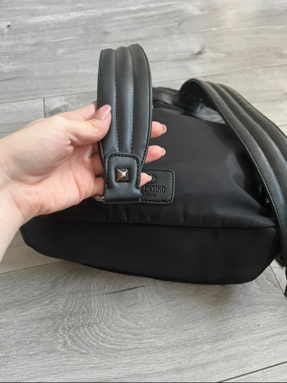 VLTN Black Men's Backpack